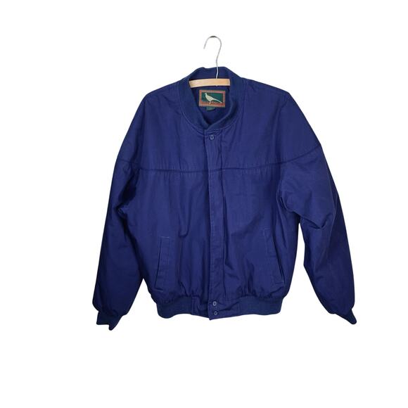 Vintage Field & Stream Gordon & Ferguson Insulated Bomber Jacket Navy – Size L - Picture 1 of 6
